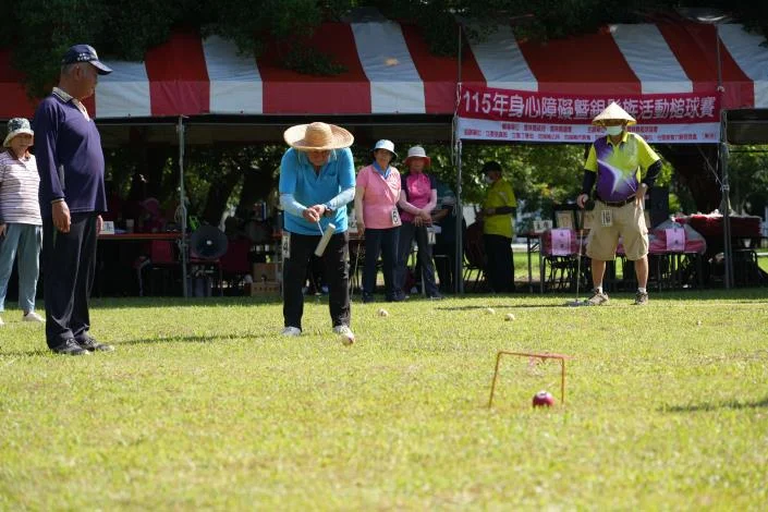四湖槌球賽湧入25隊 張麗善盼更多鄉親走出戶外