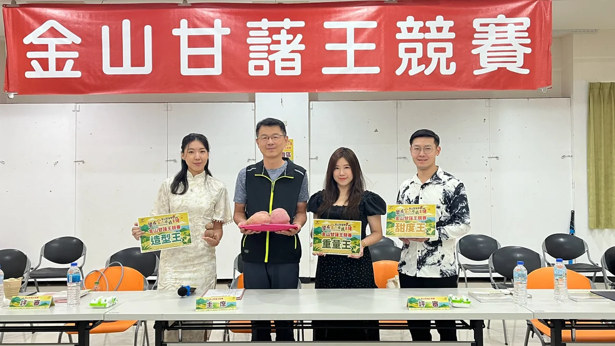 金山甘藷王競賽登場 2.53公斤巨無霸甘藷奪重量王