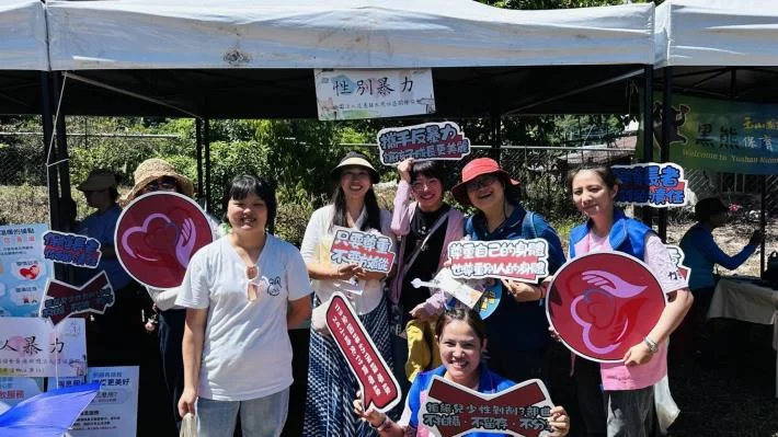 南安部落把防暴宣導帶進稻影30　卓溪鄉居民邊玩邊學