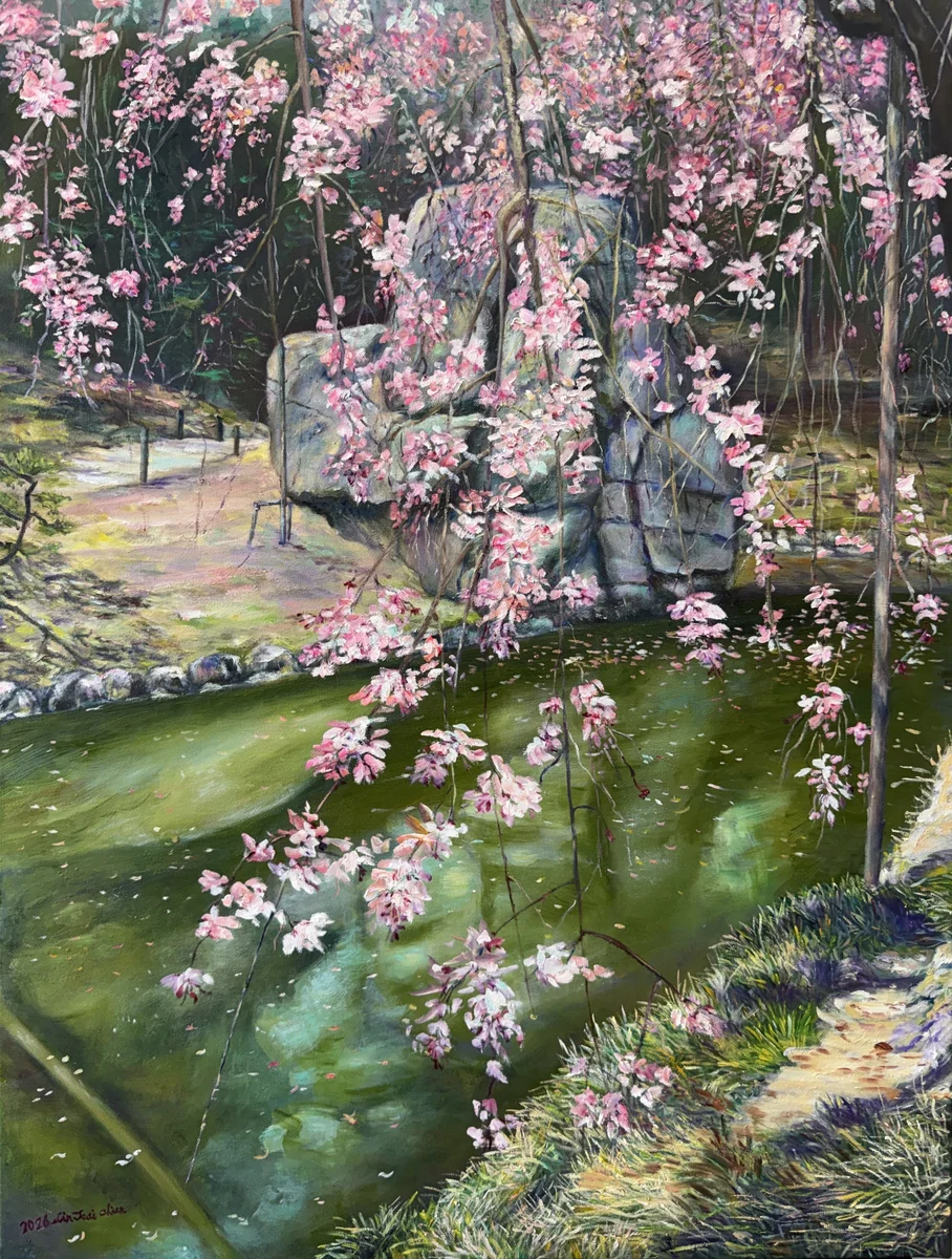 三位學生把土地畫進畫布 虎山藝術館8月展出油畫首展