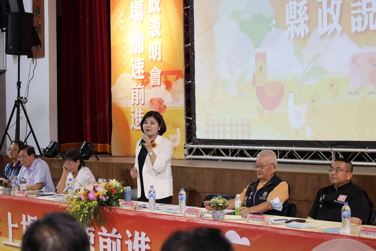 二崙說明會盤點34億元建設 張麗善盼鄉親看見家鄉改變