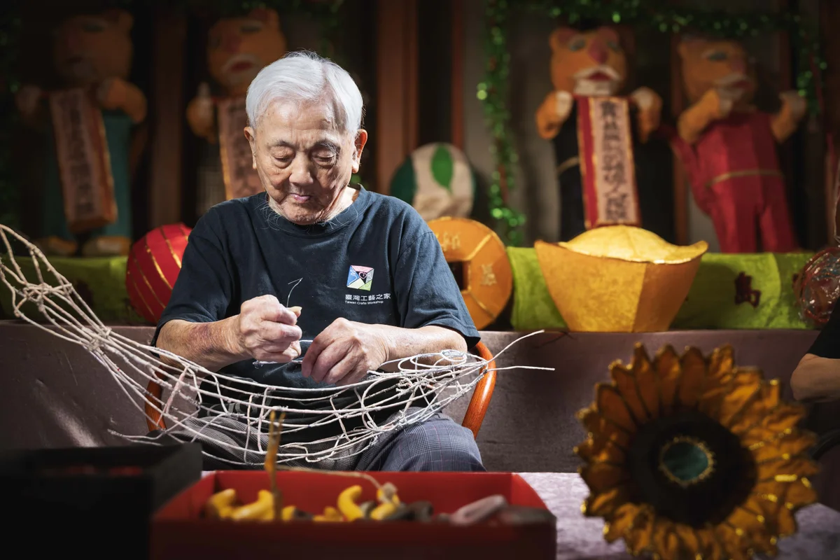 守了近九十年的花燈手藝 竹市藝師蕭在淦辭世