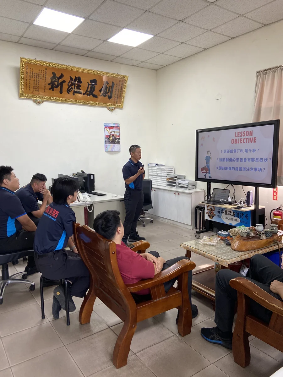 頭屋分隊強化腦傷救護判斷 把握創傷患者送醫黃金時間