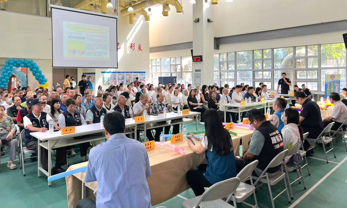 南港治安會議登場 樂齡長者帶著防詐經驗走進會場