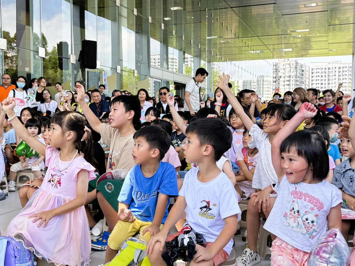 林口童戲一夏開跑　首場湧入逾千人看《童書奇緣》