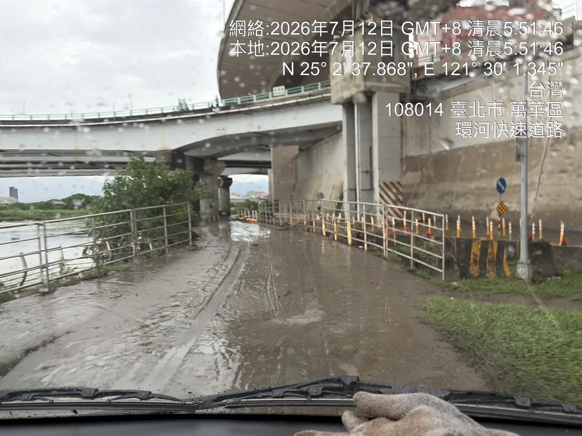 巴威颱風影響減弱 北市12日10時起陸續開啟疏散門