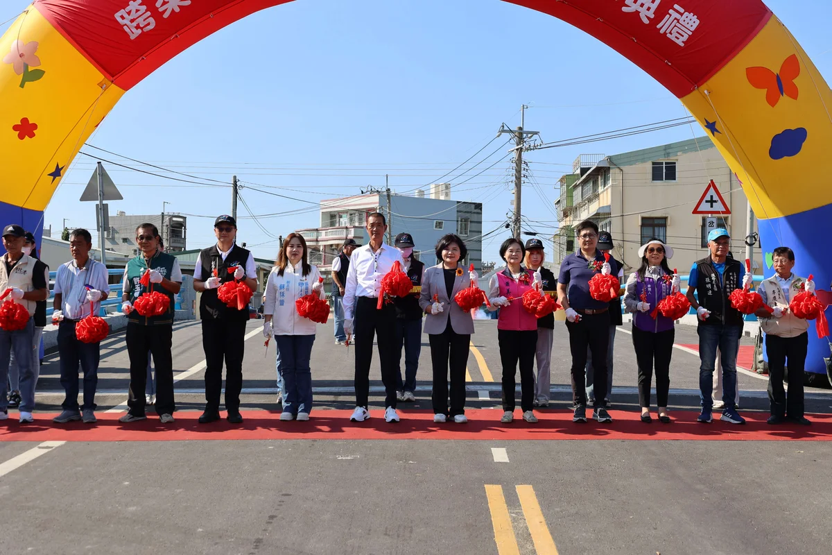 北港番溝兩座新橋通車　兼顧防洪與鄉親出入安全