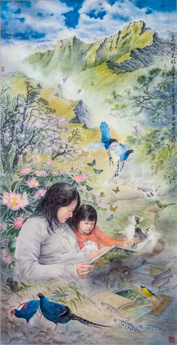 教室裡的藝術走進展場 吳國任花甲之年與學生聯展