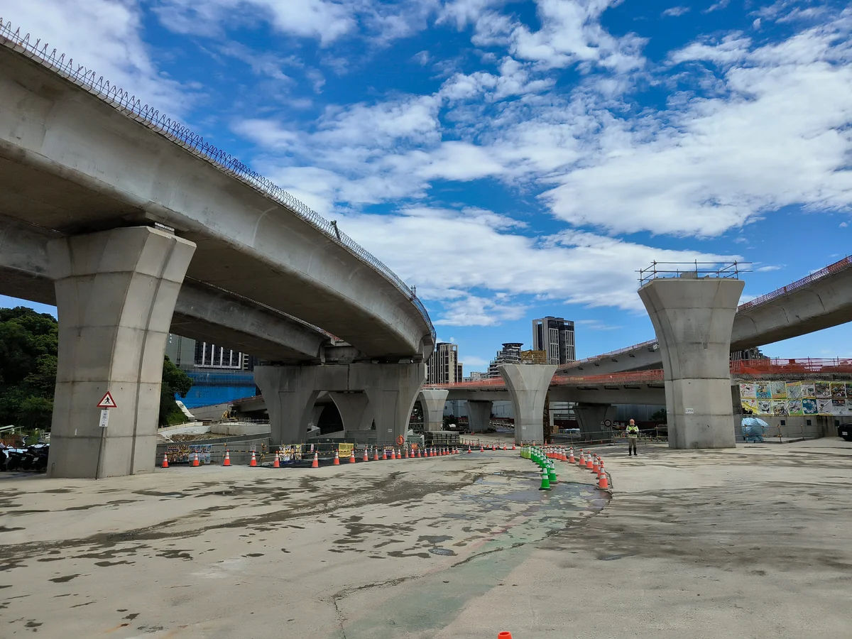 侯友宜視察金城交流道 盼分流中和、土城通勤車潮