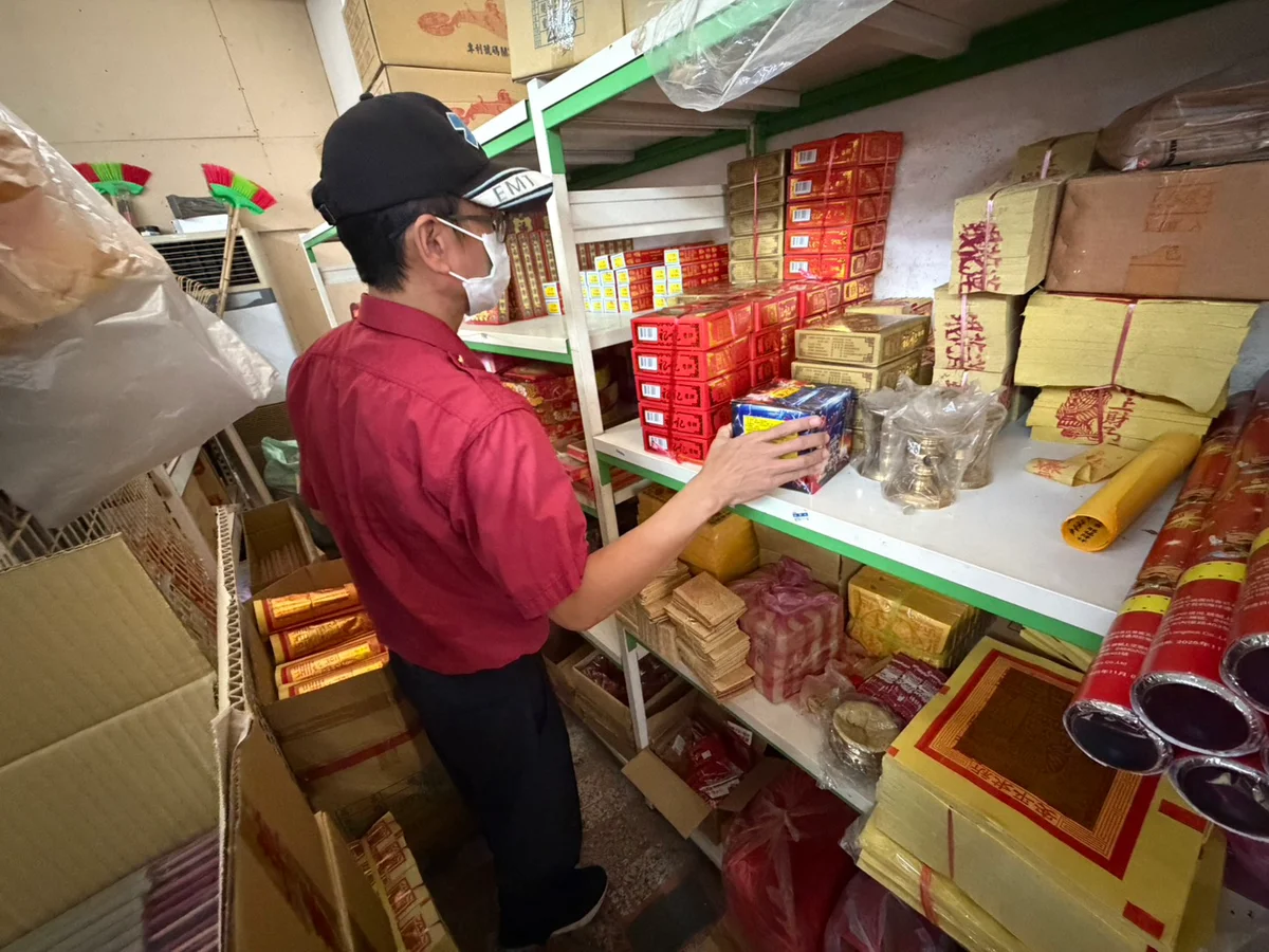中秋烤肉煙火安全不能少 甲仙消防分隊走訪商店宣導