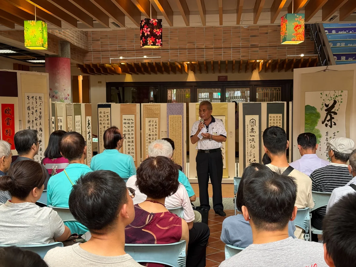 臺南客家文化會館墨香飄夏日 59件書法作品展至8月13日