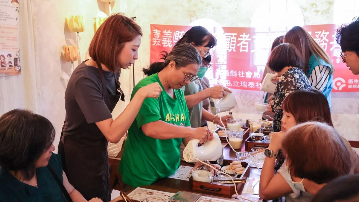 番路私宅咖啡帶領甜點手作 讓家庭照顧者暫放壓力