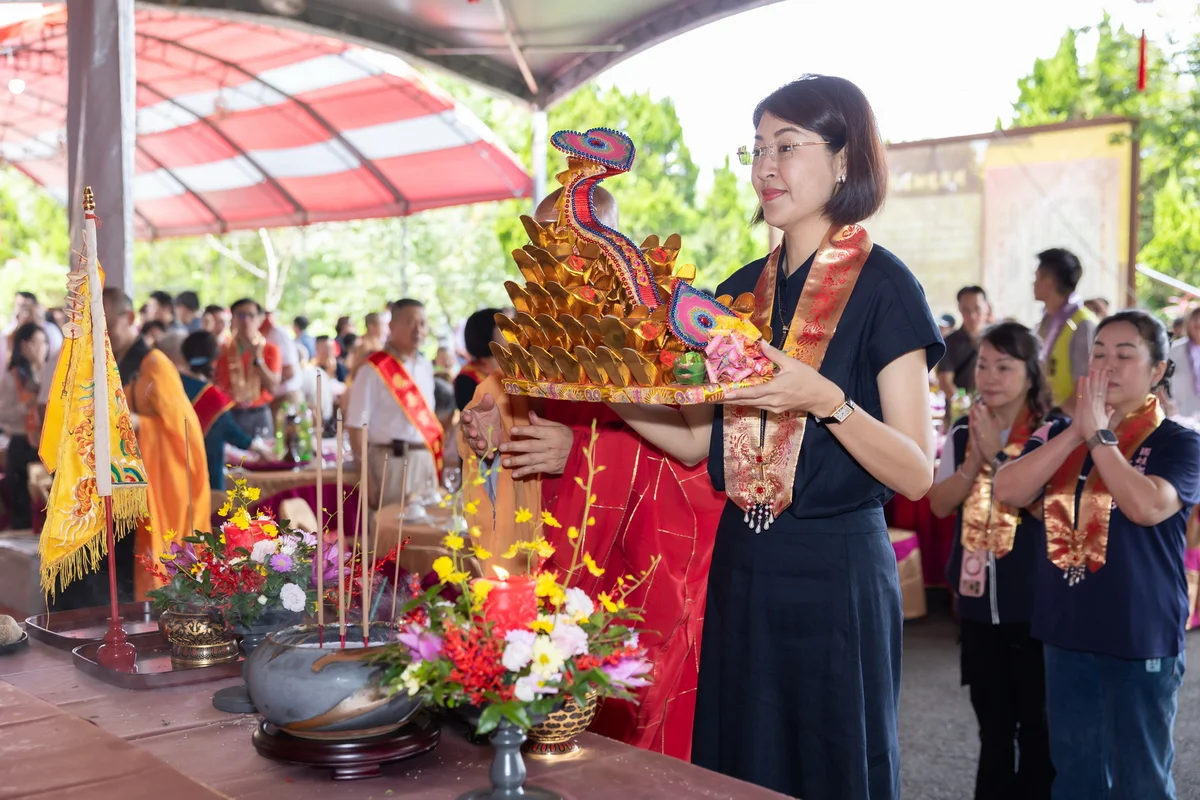國姓清德寺法會登場 鄉親齊聚為地方祈福也謝路更好走