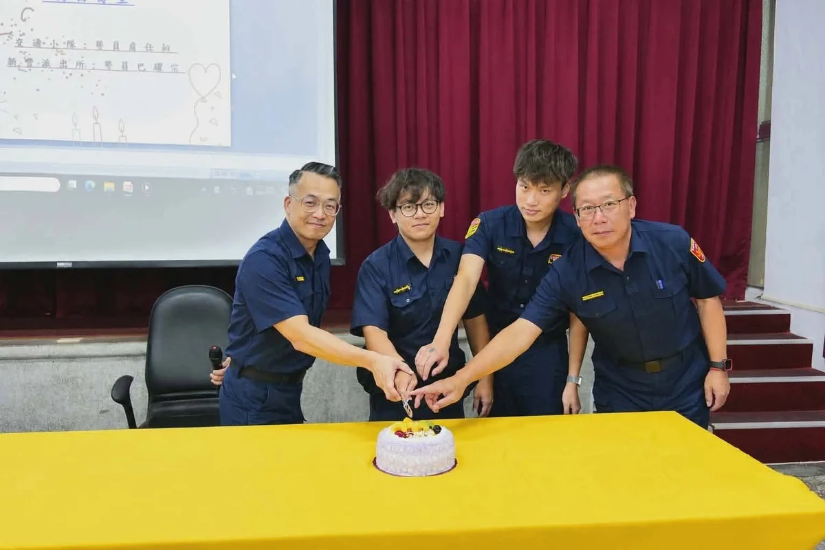 成功分局聯合勤教先慶生 再頒慰問金肯定有功員警