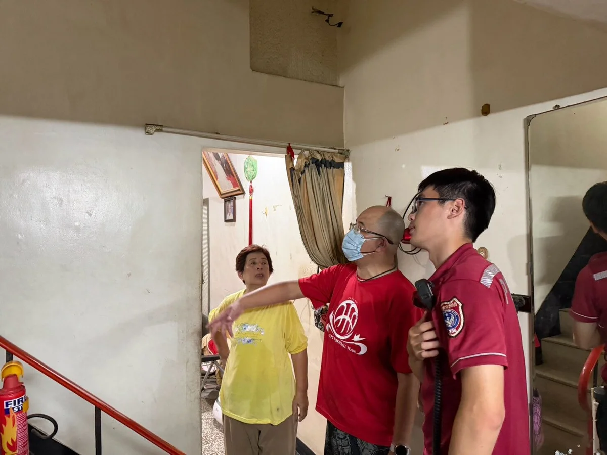 光復路廚房一度冒濃煙 住警器響起讓馬公民宅及時熄火