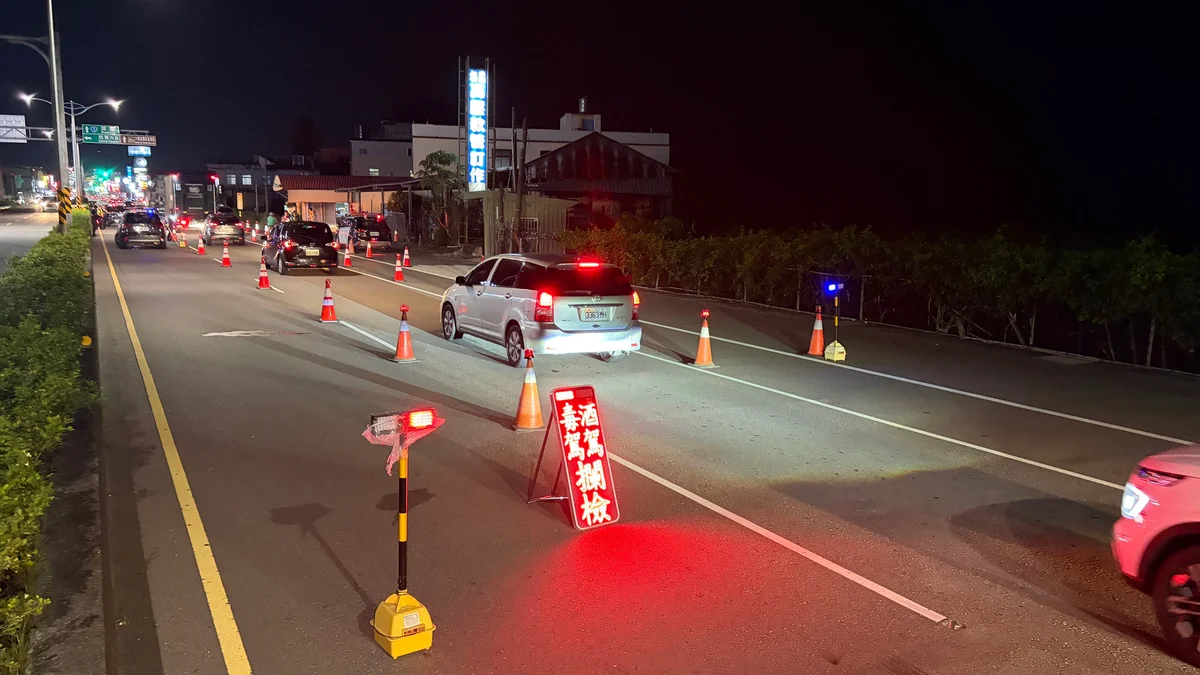 從路檢前的異常看見風險 屏東警方今年查獲394件毒駕