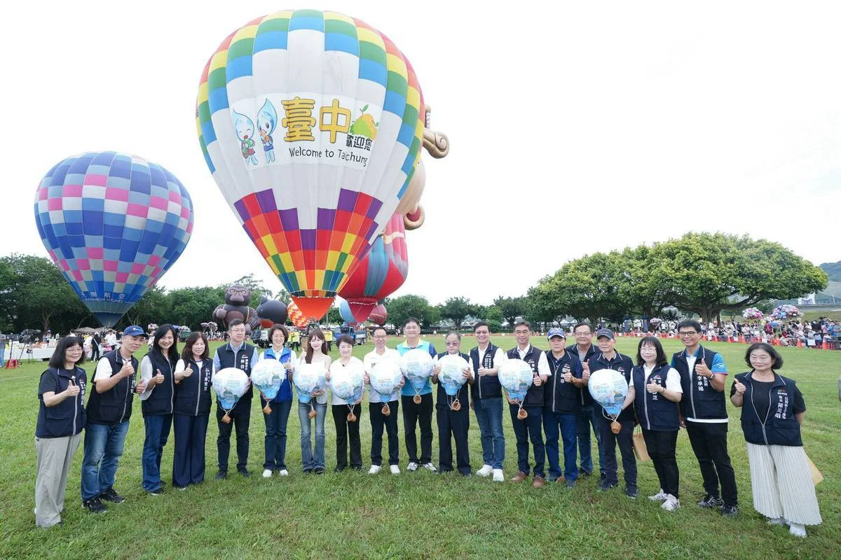 媽祖熱氣球首飛石岡　雙媽會為山城暑假祈福