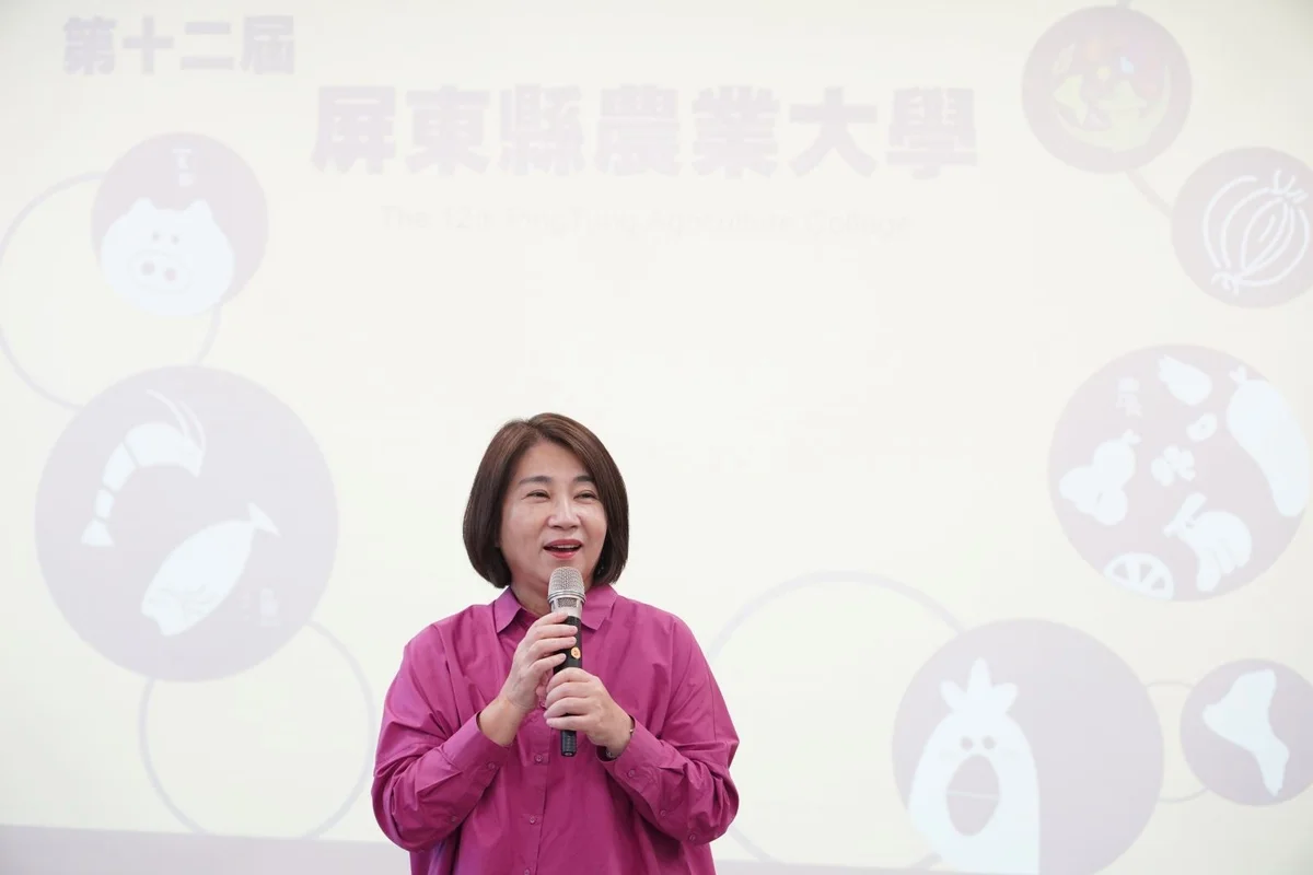 屏東農業大學第十二屆開學 百大青農回校勉新生走穩從農路