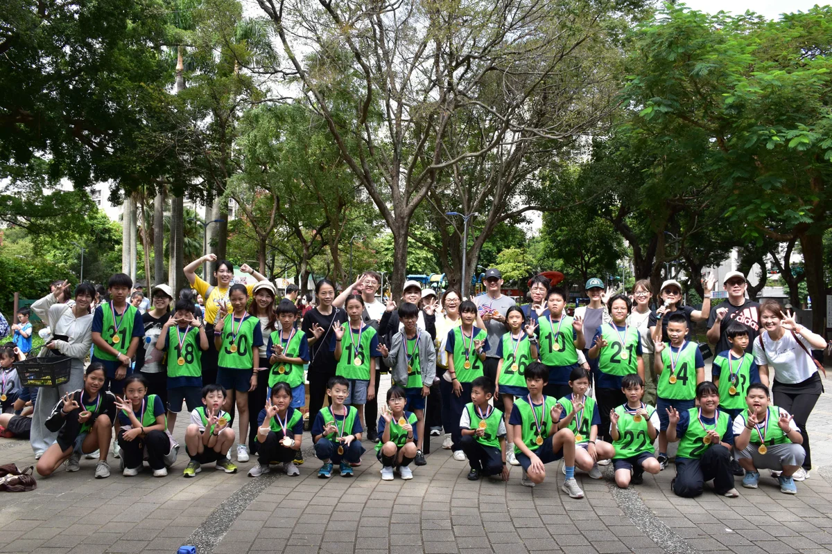 忠義實小首次跑進青年公園 孩子互相打氣完成挑戰