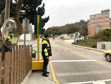 南竿開學護童上路　酒廠圓環與介壽周邊加強疏導