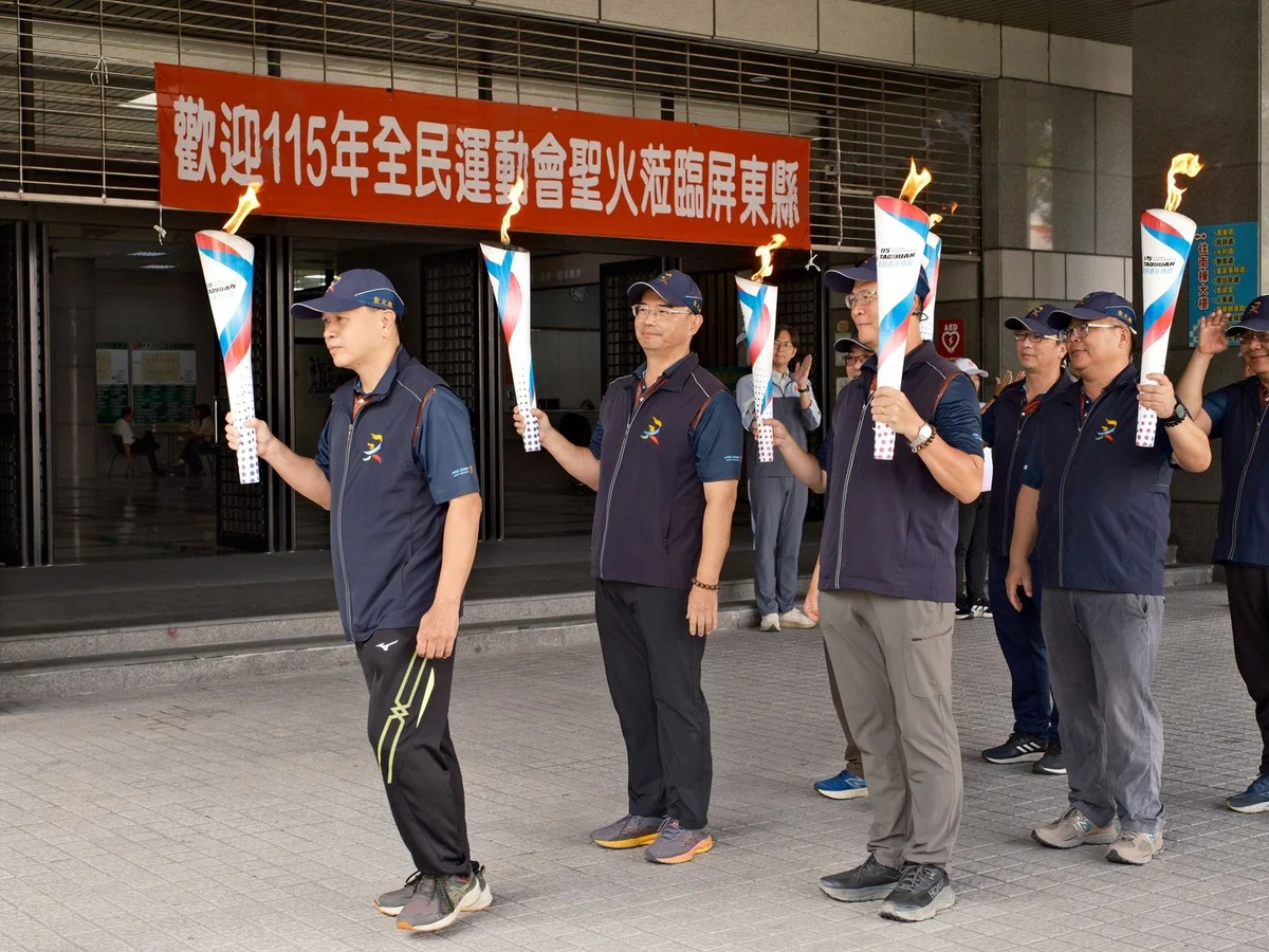 全民運動會聖火抵屏東　溜冰代表隊已拿下五金