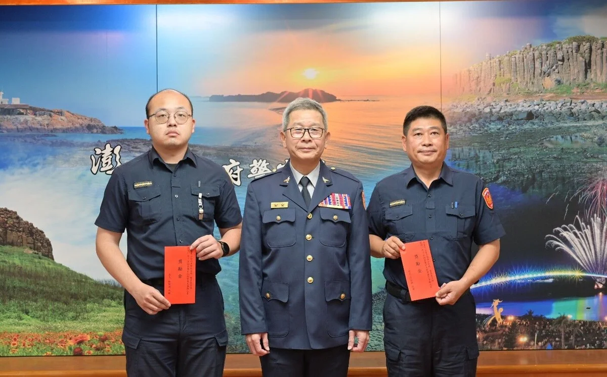 兩起危機現場被接住　澎湖警表揚七月好人好事