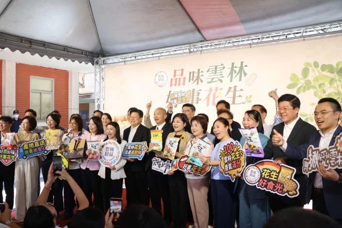 雲林花生北上立法院　張麗善邀民眾週末到希望廣場選購
