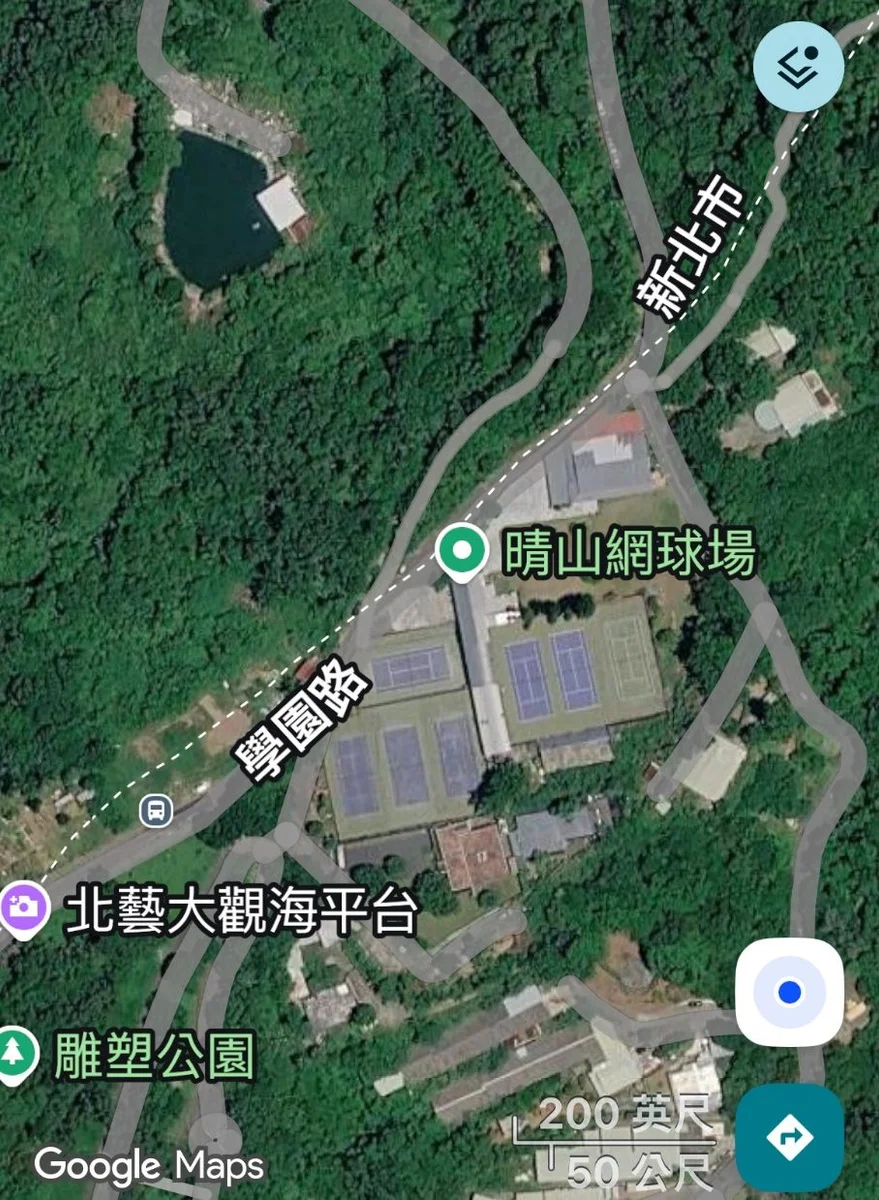 北藝大後門外樹木引關注 公園處查證為晴山網球場私樹