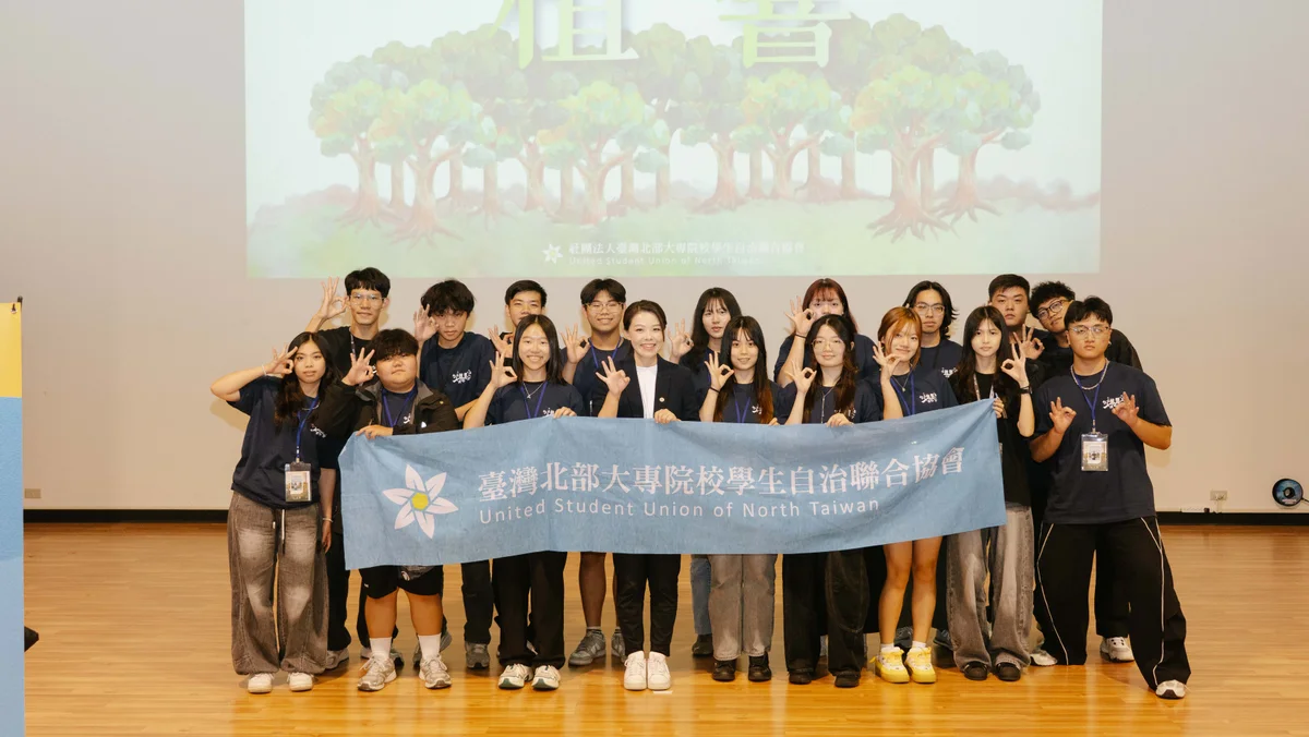 北學聯首度到新竹辦訓練　高虹安與130名學生談公共參與