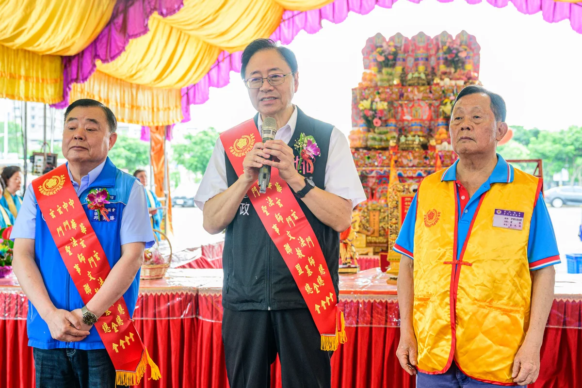 連續三年來中壢辦祈福法會 張善政盼明年在同地延續祝福