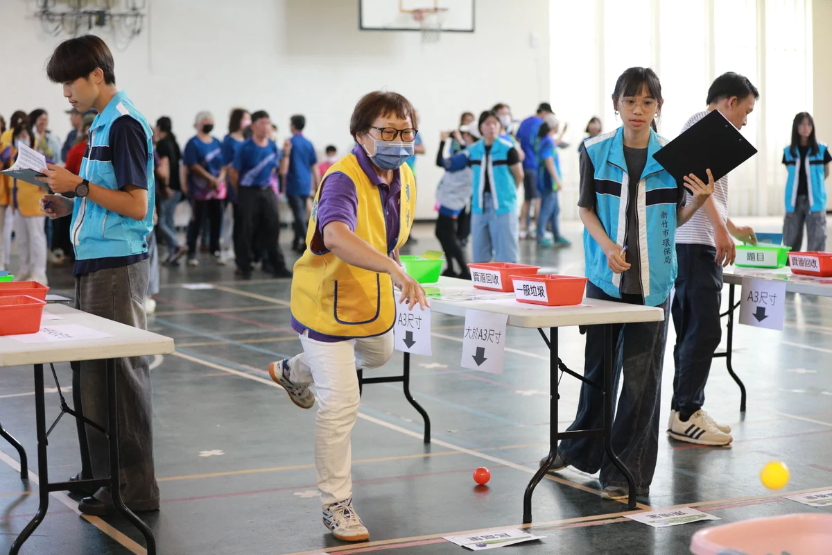 南華國中拚環保默契 竹市550名志工選出4隊冠軍