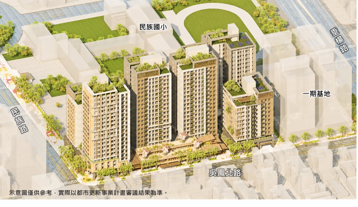 民族國小西側二期都更評選出爐 國城建設獲最優申請人