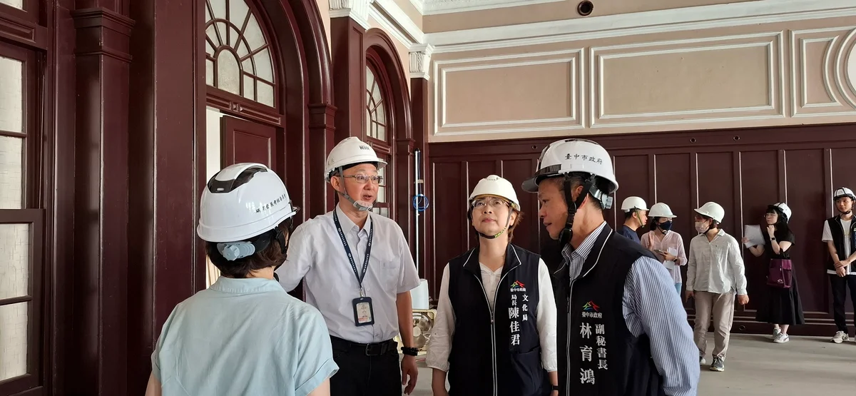 台中州廳修復進入最後衝刺 市府現場盤點工程進度