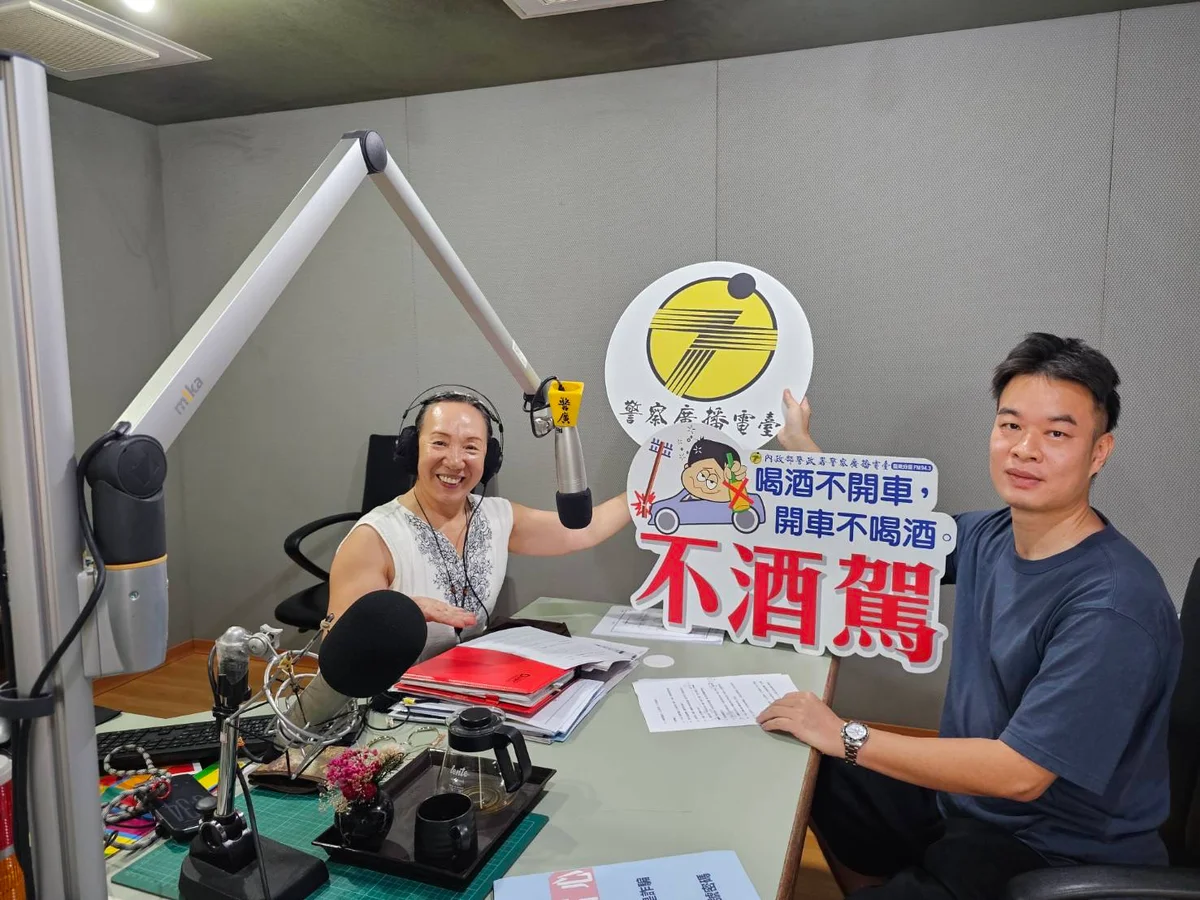 太麻里所長上警廣談反詐與交安 提醒鄉親別點假中獎連結