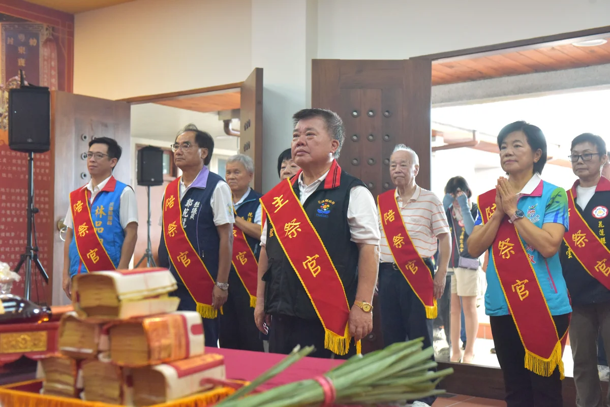 花蓮義民祭挑擔進園區　各族群一起向義民爺致敬