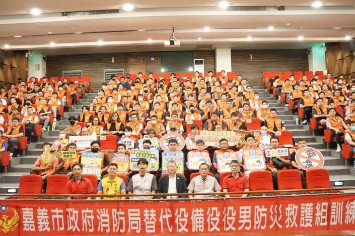 嘉義市召訓400名替代役備役役男　拚三天拿下防災士認證