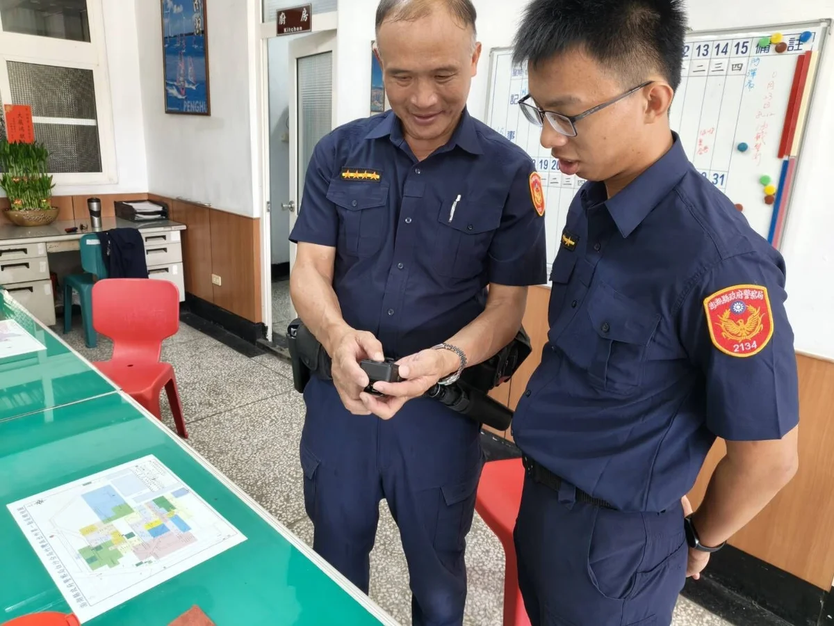 白沙分局新進警員到任　資深同仁帶著熟悉轄區與勤務