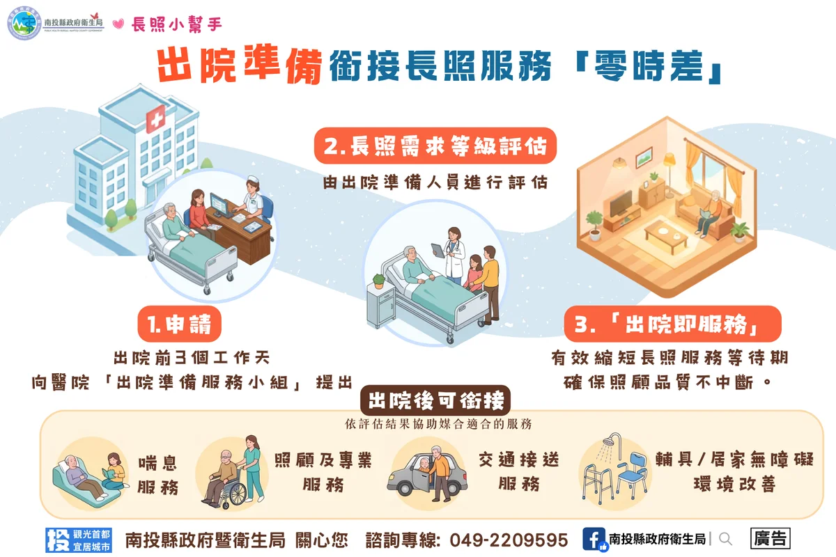 出院不再獨撐 南投串接長照讓照顧接得上