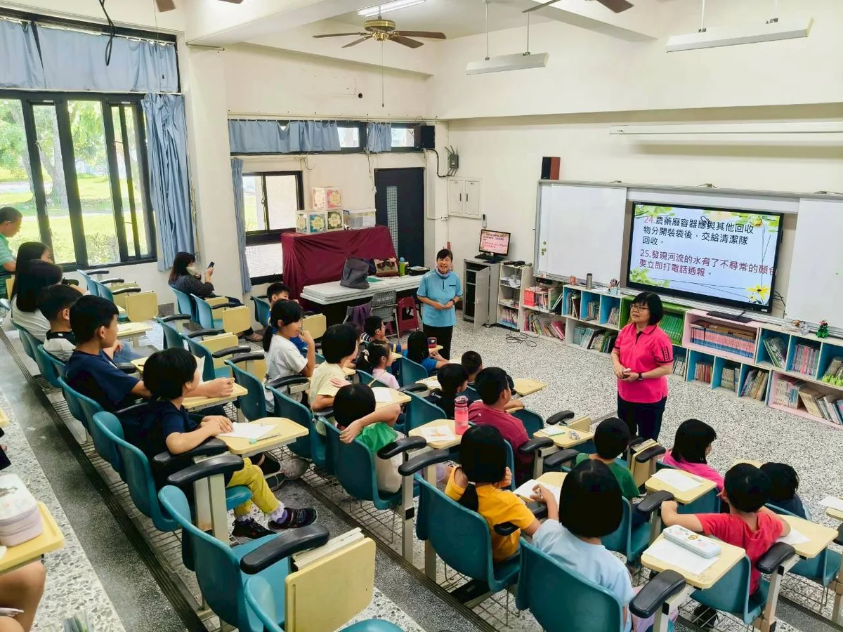 花蓮10所國小聽故事學土水保育 394名學童把環保記進生活