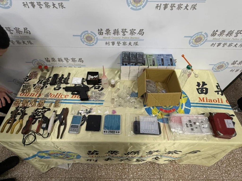 苗栗警肅槍專案奪乙組第一 選前治安先清一波