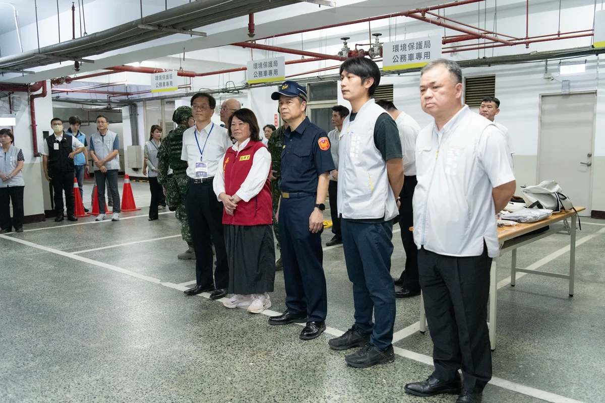 嘉義城鎮韌性演習上場 黃敏惠走訪賣場與轉運中心看疏散