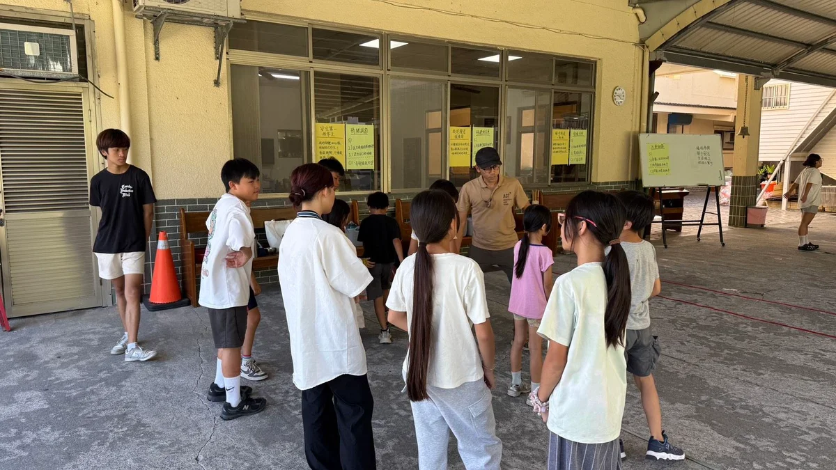 玉里舊露營區變教室 孩子在荒野裡練習表達與參與