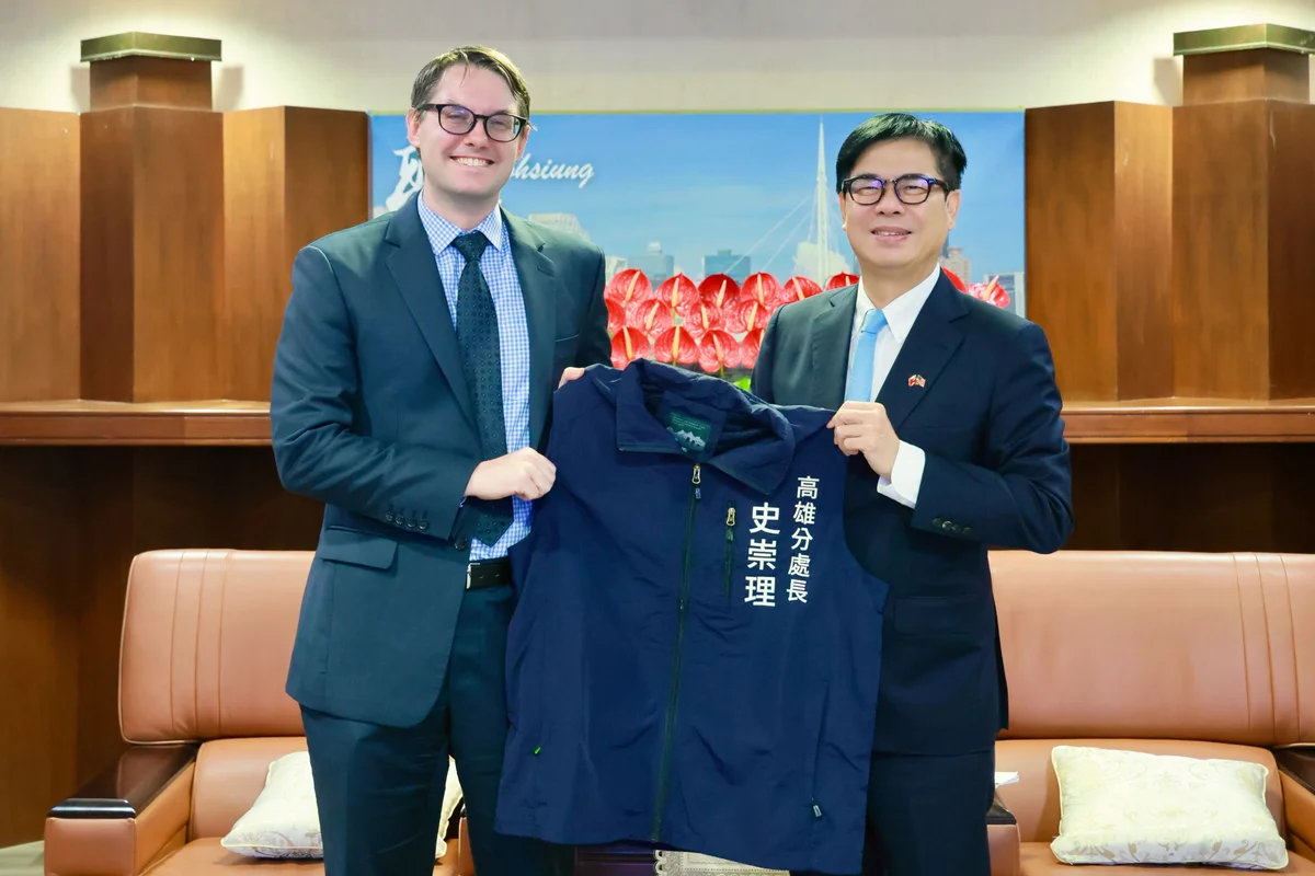 高雄21日會晤美國在台協會新任處長　談台美合作