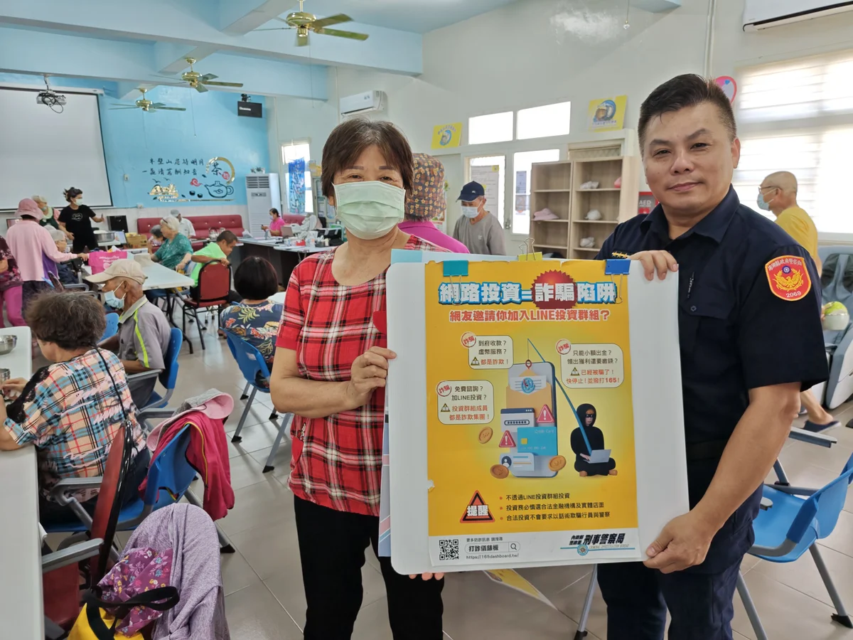 講美警走進中屯社區　把反詐與交通安全講進鄉親日常