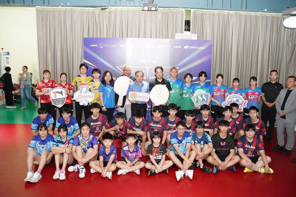 日本職業選手走進竹北 與新竹小將隔桌交流