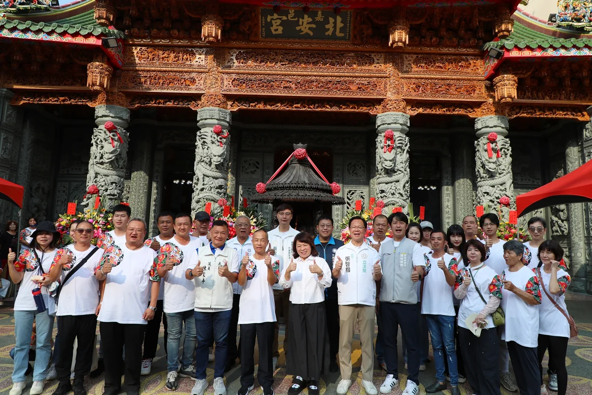 中秋走訪四城門土地公廟 黃敏惠為諸羅城祈平安