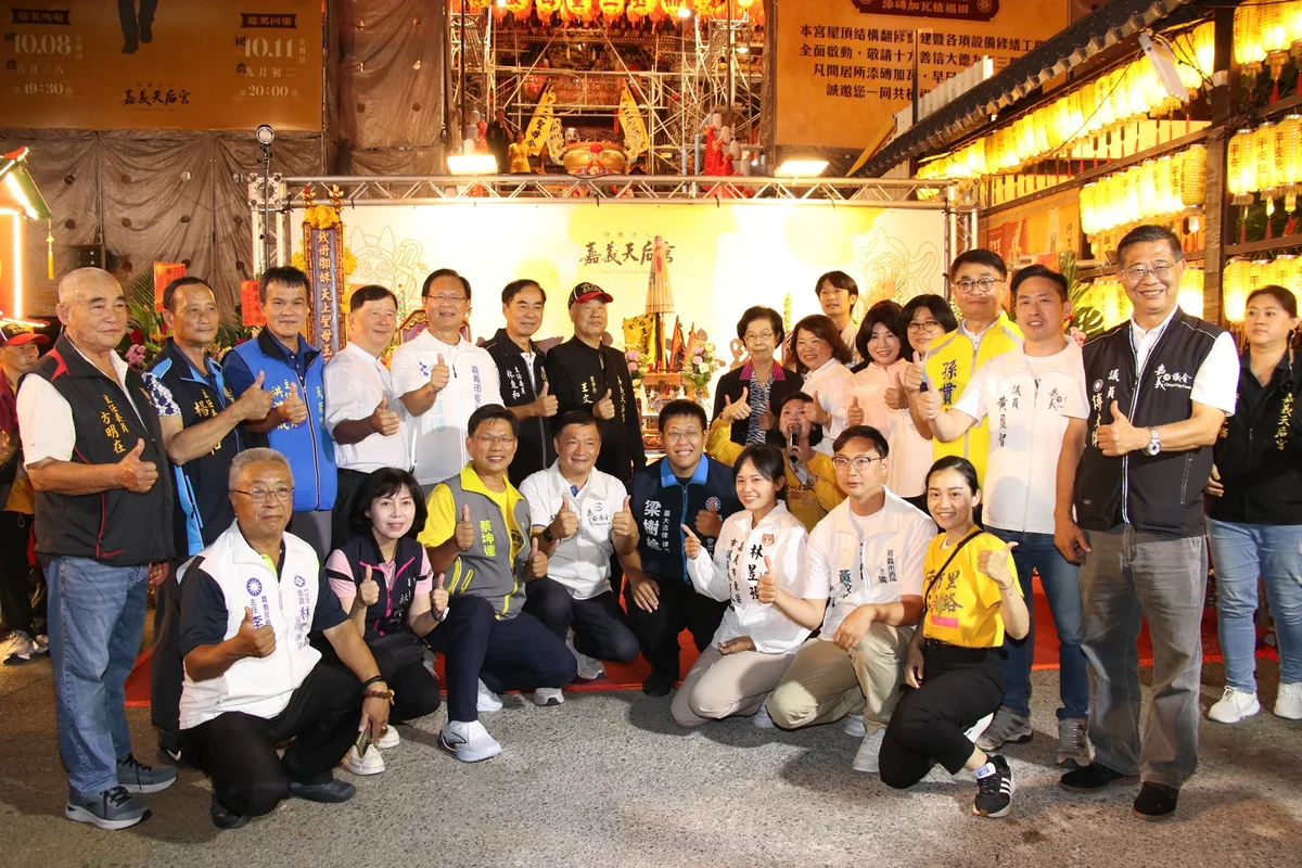 嘉義天后宮百里心香路起駕　信眾陪玉三媽走回故居