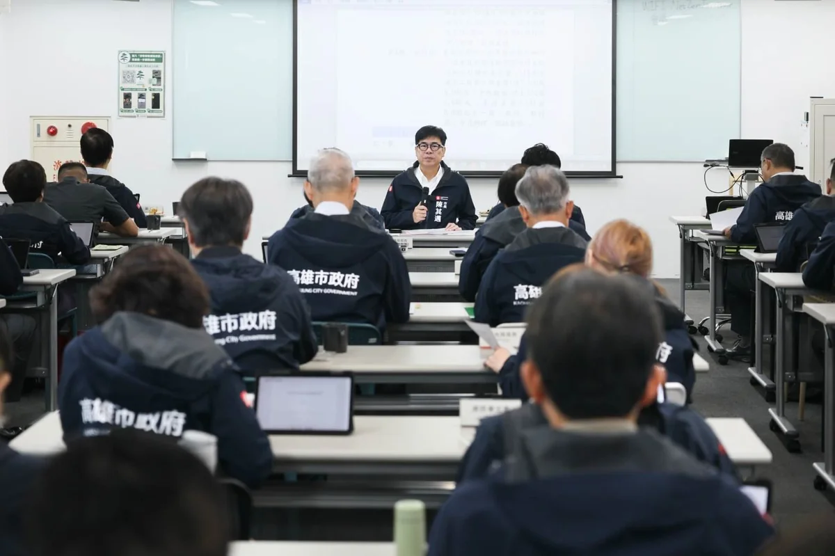 陳其邁市政會議下令 豪雨救助與防疫同步加快