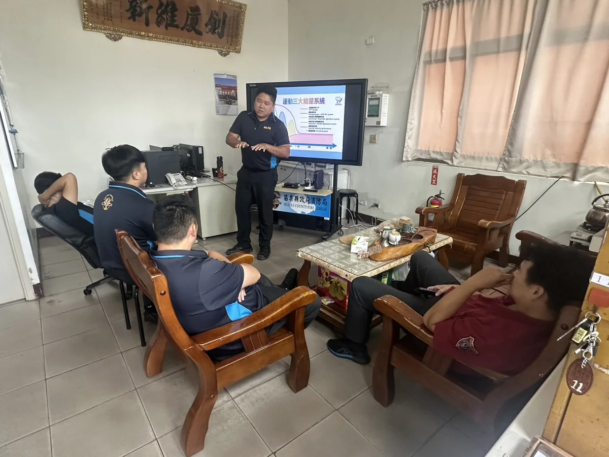 救災體能從安全練起 頭屋分隊認識三大能量系統