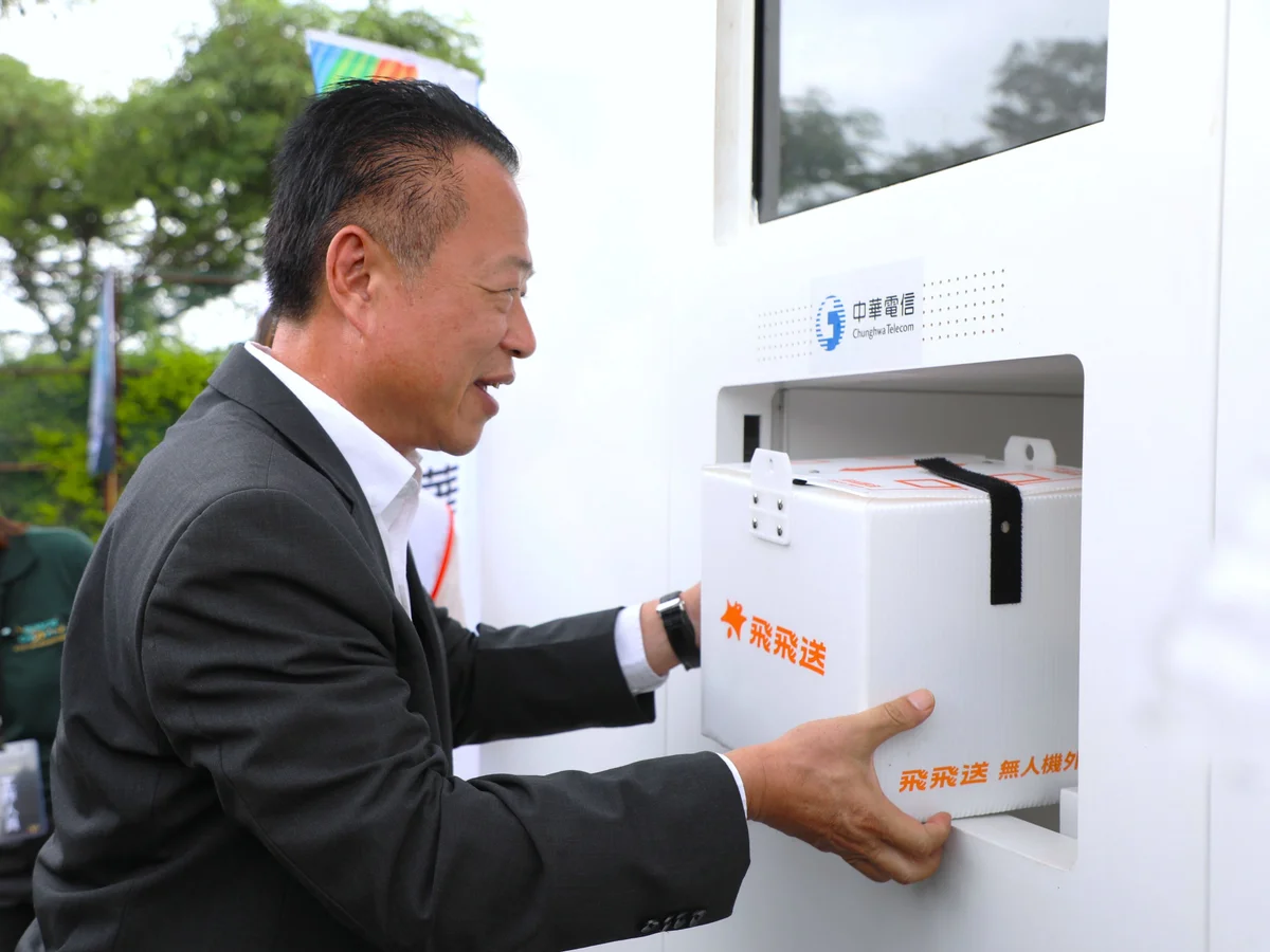 嘉義無人機物流完成近1200件配送 太保朴子場域正式亮相